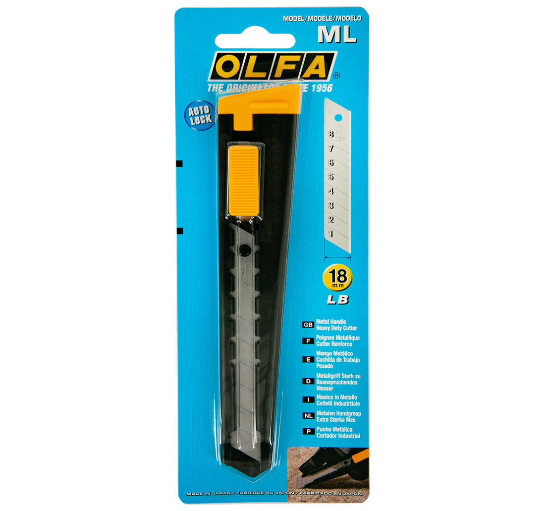 سكين تقطيع الورق المتين من أولفا، 18 مم