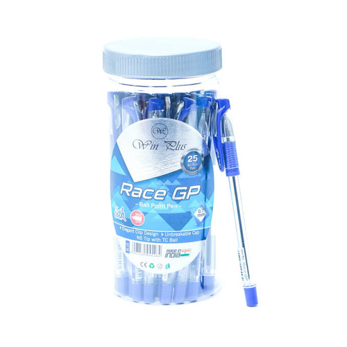 Win Plus Ball Point Pen Race GP 0.7mm 25's