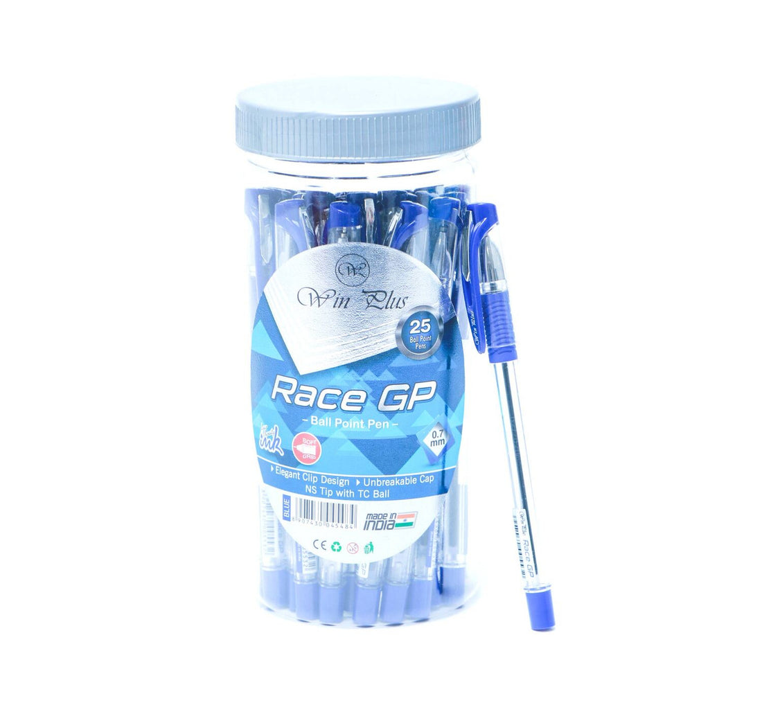 Win Plus Ball Point Pen Race GP 0.7mm 25's
