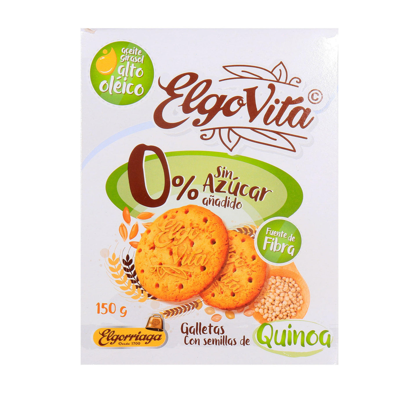 بسكويت إلجوفيتا مع بذور الكينوا 150 غرام