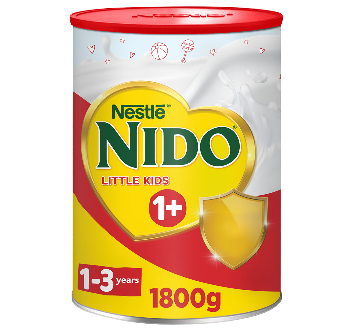 Nestle NIDO® Little Kids 1+ Growing Up Milk Powder Tin For Toddlers 1-3 Years 1.8 kg