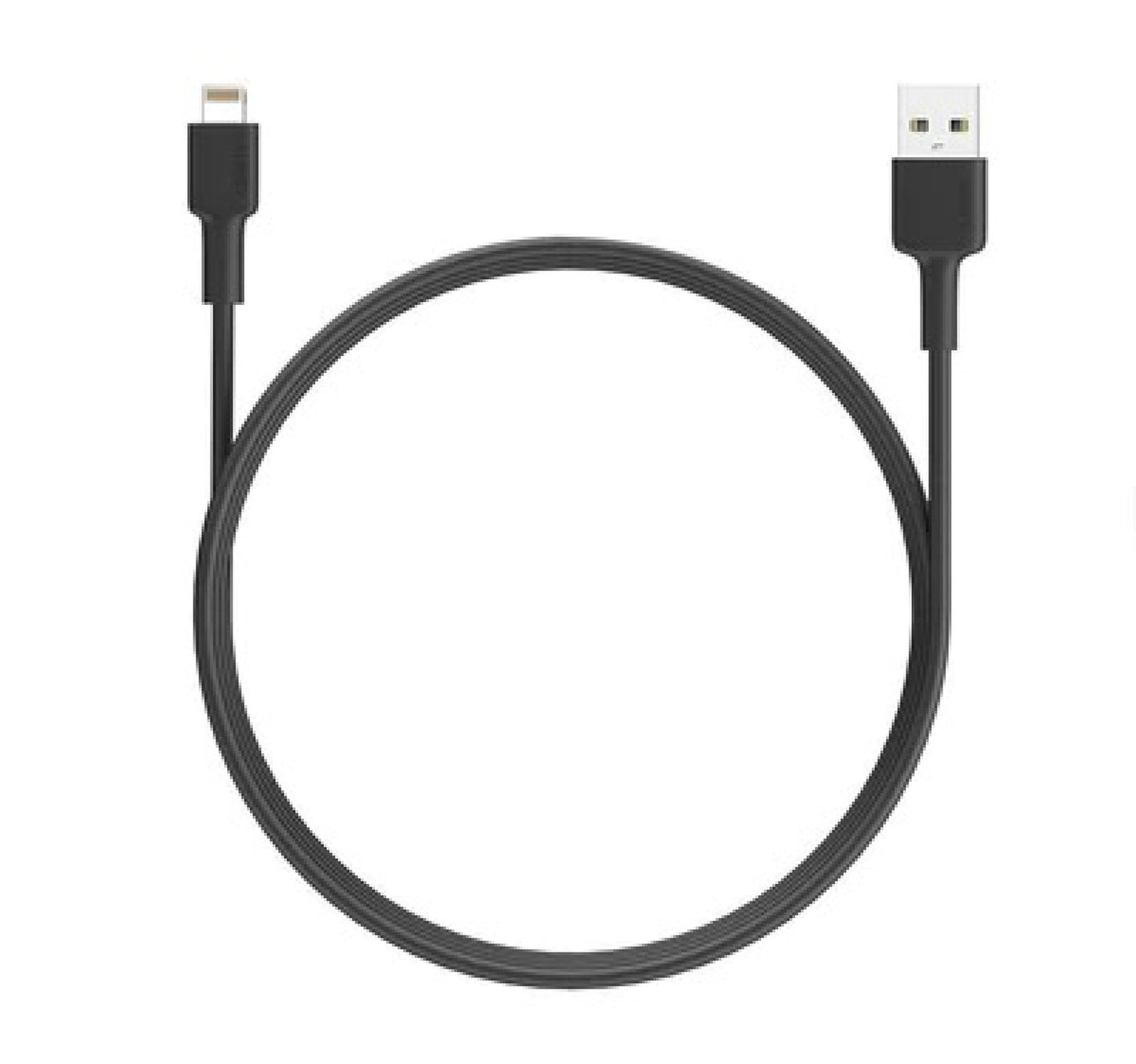 Aukey UCB-BAL7 Nylon Braided MFI USB-A to Lightning Cable 0.9m - Black