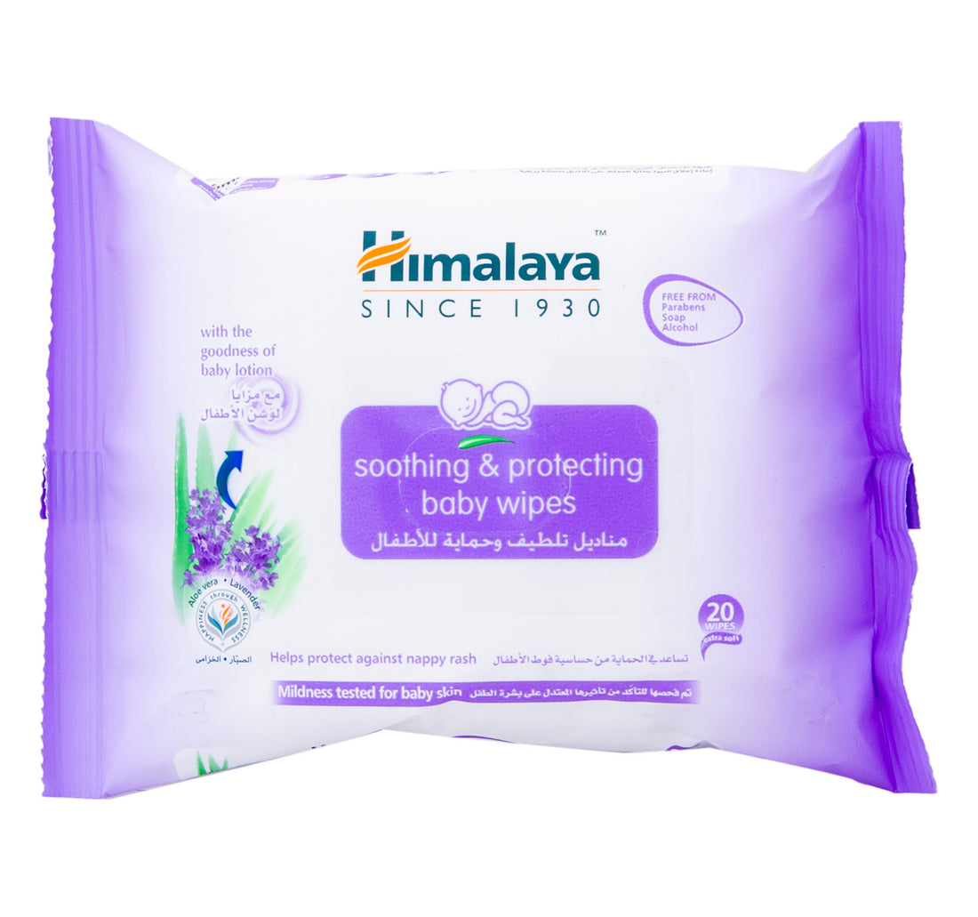 Himalaya Soothing And Protecting Baby Wipes 20pcs