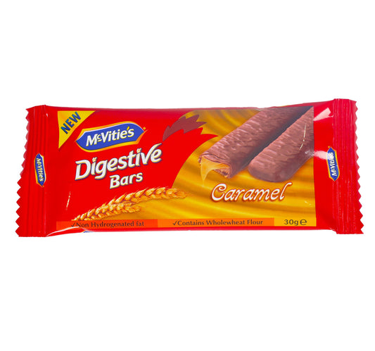 McVitie's Digestive Caramel Bar 24 x 30 g