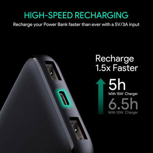 Aukey Slim Power Bank, 10000mAh, PBN73
