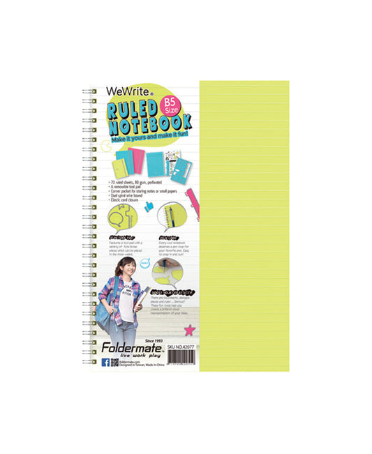Foldermate 3 Subject Notebook A4 120 Sheets BX10RWW