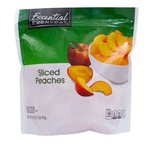 Essential Everyday Sliced Peaches 454 g