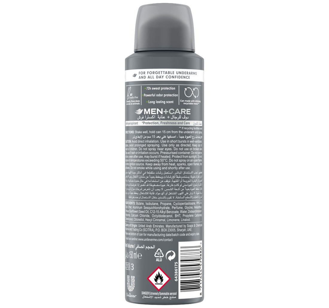 Dove Men+Care Anti-Perspirant Deodorant Extra Fresh 150 ml