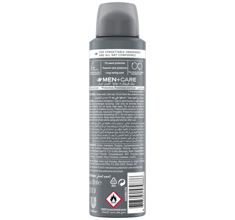 Dove Men+Care Anti-Perspirant Deodorant Extra Fresh 150 ml
