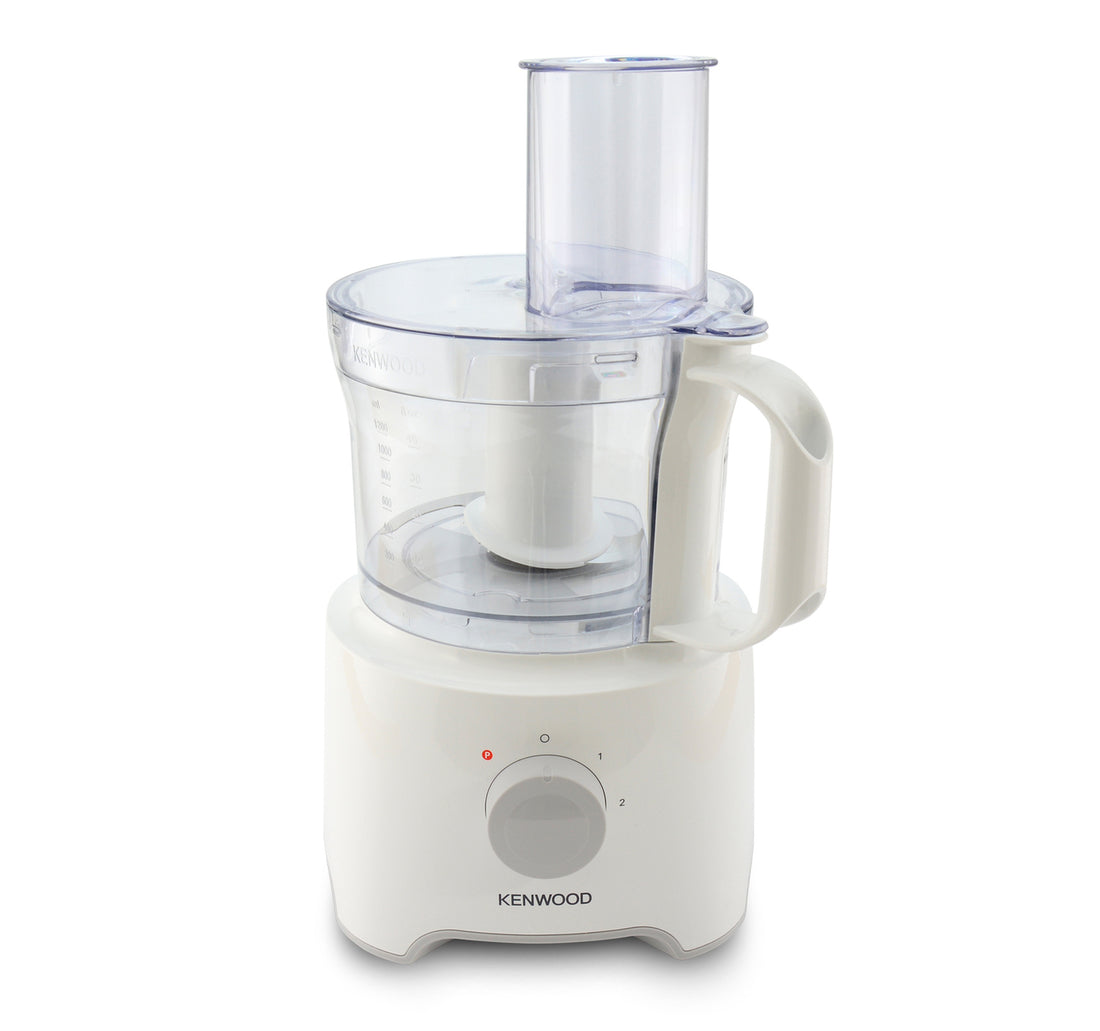 Kenwood Multipro Compact Food Processor, 800 Watts, 2.1Ltr, White, FDP301WH