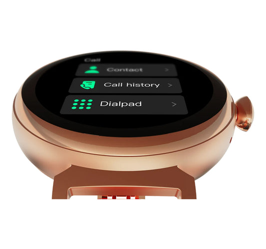 HiFuture Aura Smartwatch, 1.04 inches AMOLED Display, Gold Sultan Center
