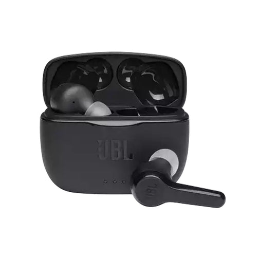 سماعات أذن JBL اللاسلكية الحقيقية JBLT215TWS باللون الأسود