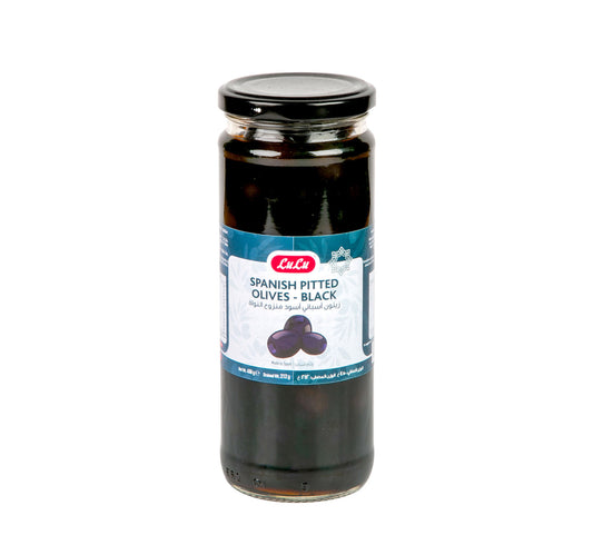 LuLu Spanish Pitted Black Olives 212 g