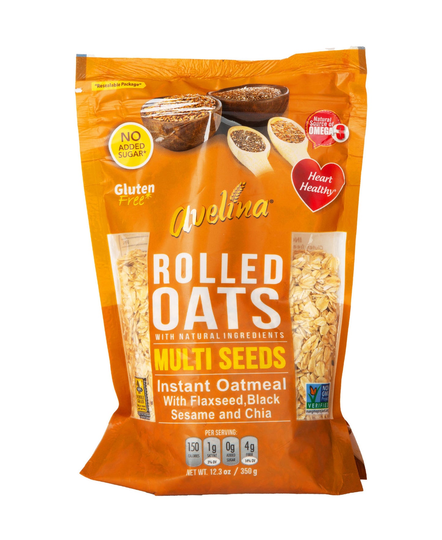 شوفان أفيلينا متعدد الحبوب بدون إضافة سكر 350 جم