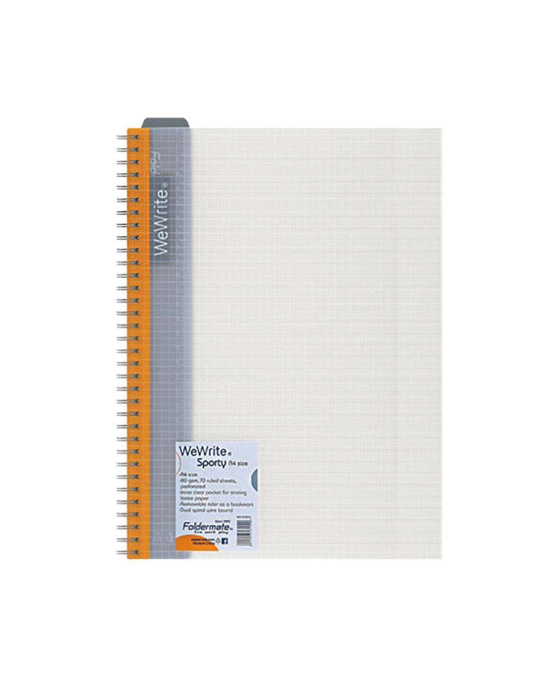 Foldermate 5 Subject Notebook A4 150 Sheets BX8