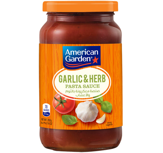 American Garden Garlic & Herb Pasta Sauce 397 g