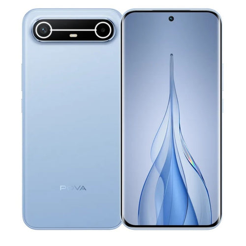 Tecno Pova Slim 5G Smartphone, 8 GB RAM, 256 GB Storage, Sky Blue
