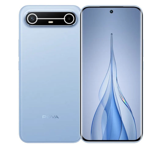 Tecno Pova Slim 5G Smartphone, 8 GB RAM, 256 GB Storage, Sky Blue