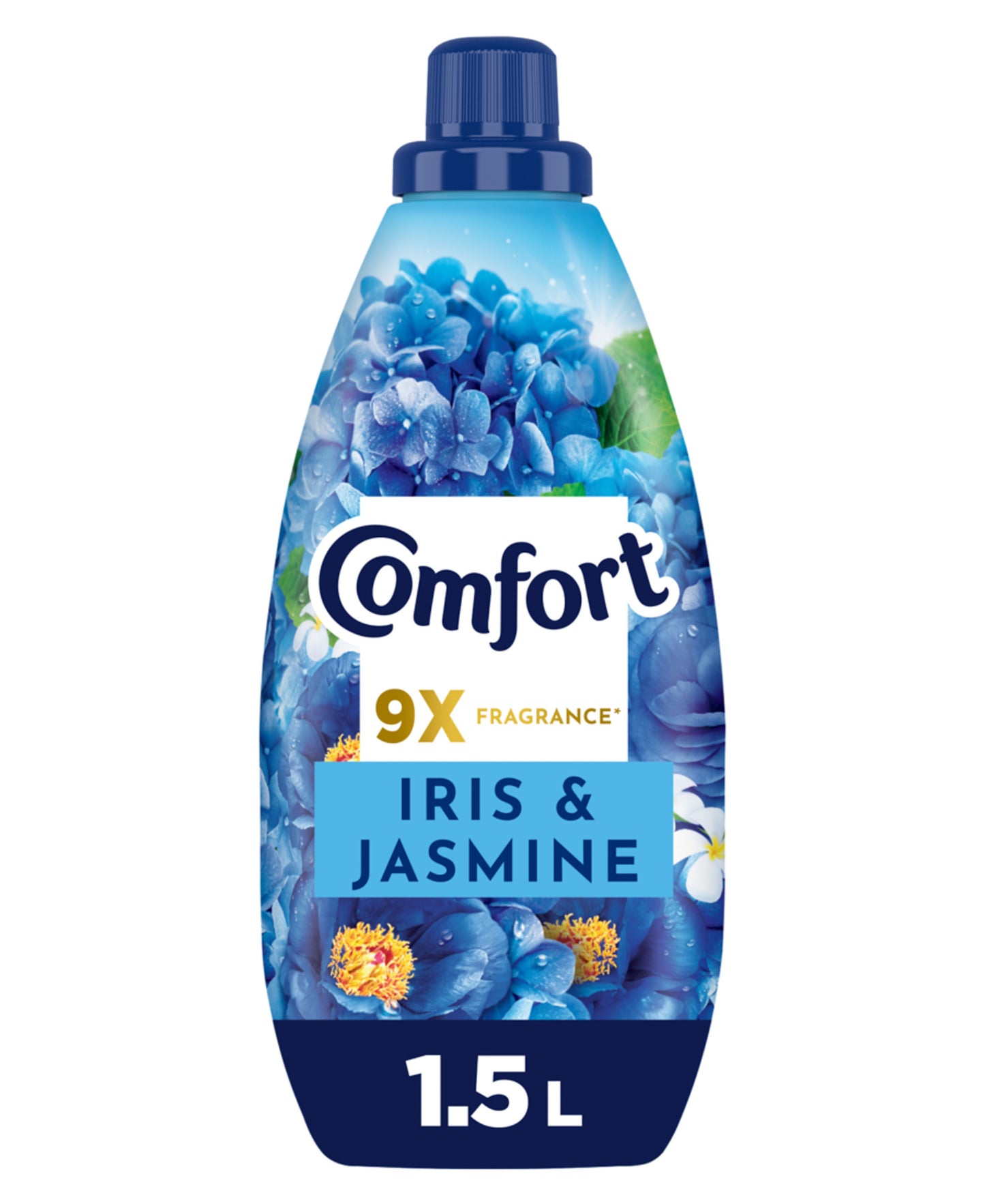 Comfort Concentrate Fabric Softener Iris & Jasmine 9x fragrance 1.5 Litres