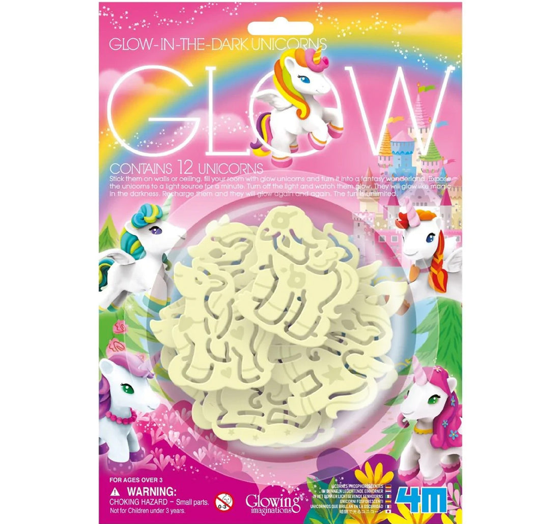 4M Glow InThe-Dark Unicorns Glow, 05939