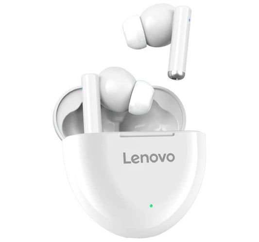 Lenovo HT06-BK Bluetooth Earbuds, White