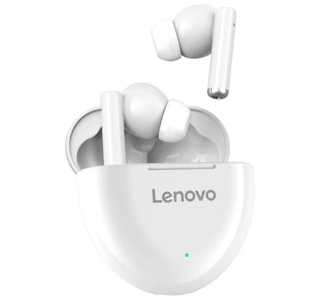 Lenovo HT06-BK Bluetooth Earbuds, White