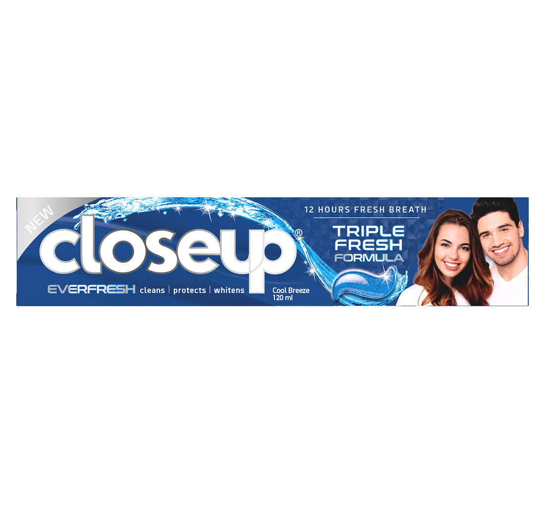 Closeup Triple Ever Fresh Formula Cool Breeze Gel Toothpaste 120 ml