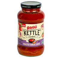 Ragu Kettle Cooked Roasted Garlic Sauce No Sugar Added 680 g