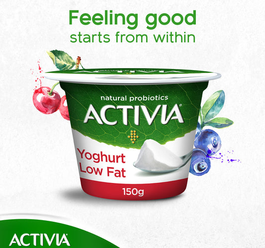 Activia Set Yoghurt Low Fat Value Pack 6 x 150 g