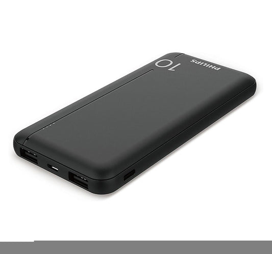 فيليبس باور بانك، 10000 مللي أمبير، أسود، DLP1812PB/10