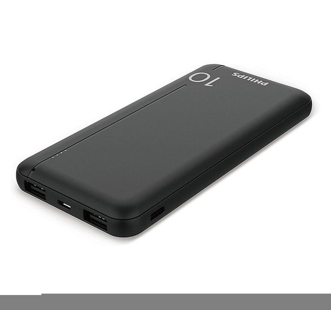 فيليبس باور بانك، 10000 مللي أمبير، أسود، DLP1812PB/10