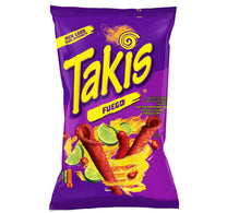 Takis Fuego Hot Chili Pepper And Lime Rolled Tortilla Chips 310 g