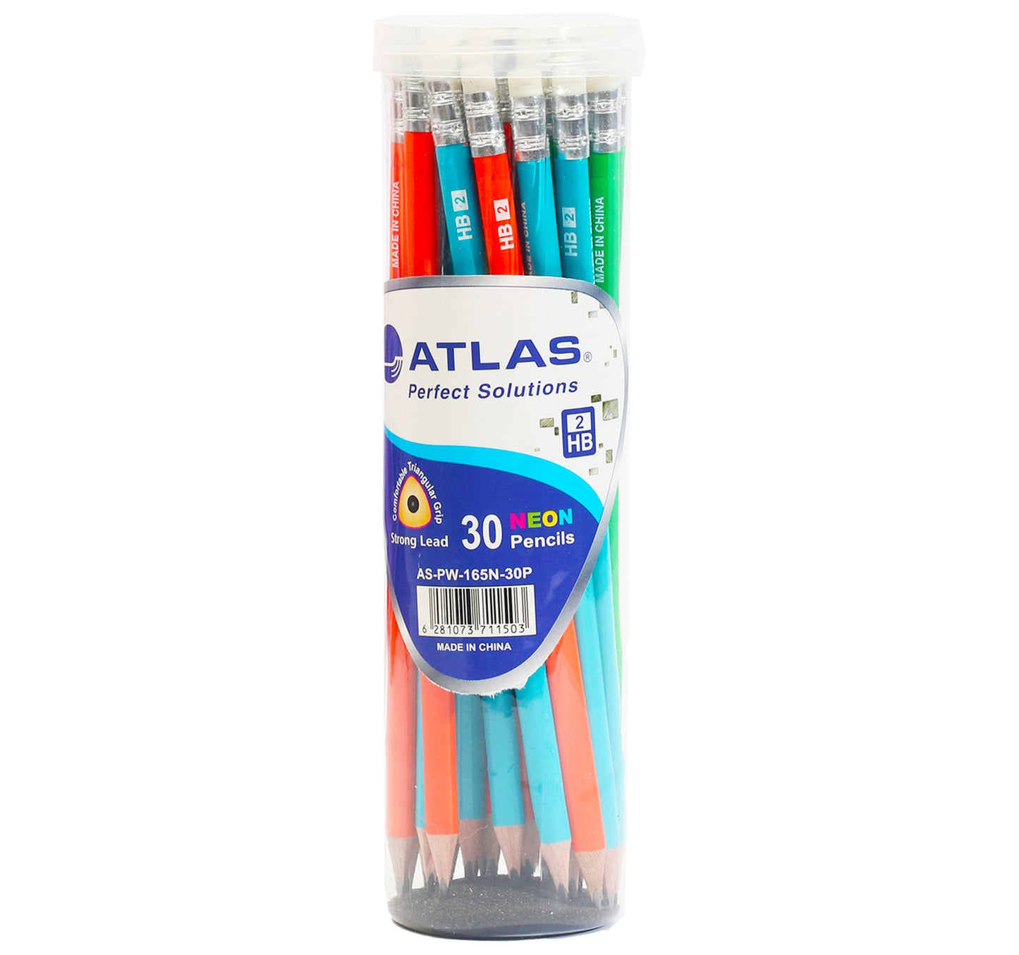 Atlas HB Pencil 30pcs Jar AS-PW-1