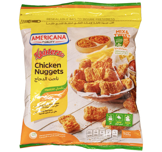 Americana Twisterzzz Chicken Nuggets 750 g
