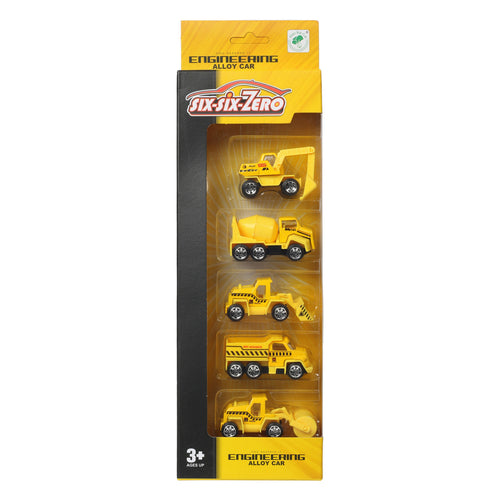 Skid Fusion Diecast Cars 5pc 660-A136