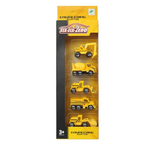 Skid Fusion Diecast Cars 5pc 660-A136