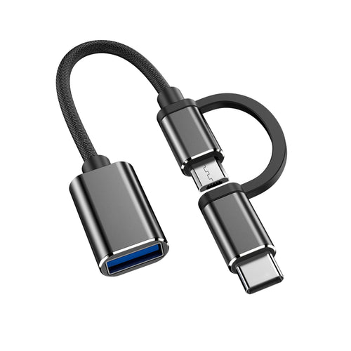Trands 2 in 1 USB 3.0 Adapter OTG Cable CA344 Lulu Hypermarket
