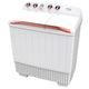 Candy Twin Tub Top Load Semi Automatic Washing Machine, 12/7.5 kg, 1350 RPM, White/Grey, CTT127W-19
