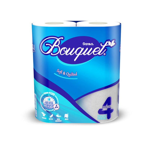 Sanita Toilet Tissue Bouquet 200 Sheets 4 Rolls