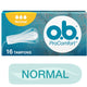 سدادات قطنية عادية OB ProComfort، 16 قطعة