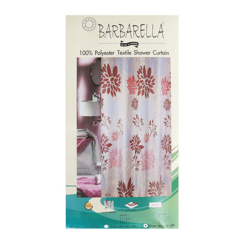 Barbarella PVC Shower Curtain, 180 x 240 cm, Assorted