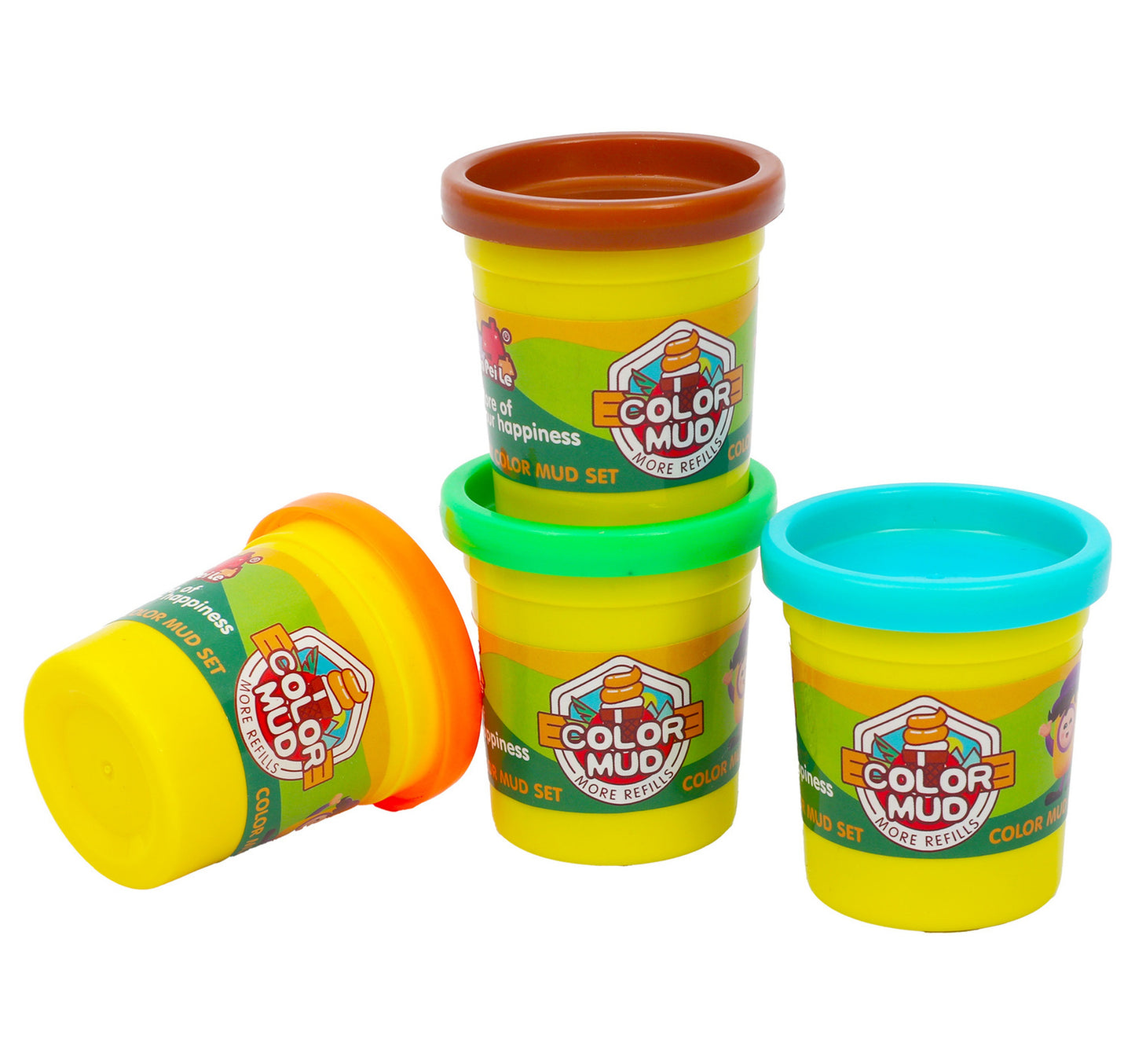 Skid Fusion Dough Play Set 4pcs A5596-A8