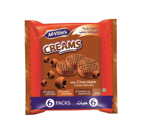 McVitie's Milk Chocolate Cream Biscuits 63 g 5 + 1