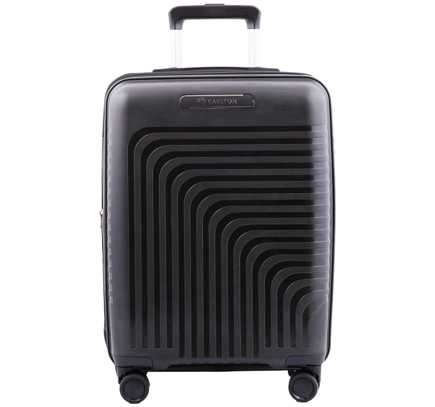 Carlton Wego 4 Double Wheel Hard Trolley, 55 cm, Black