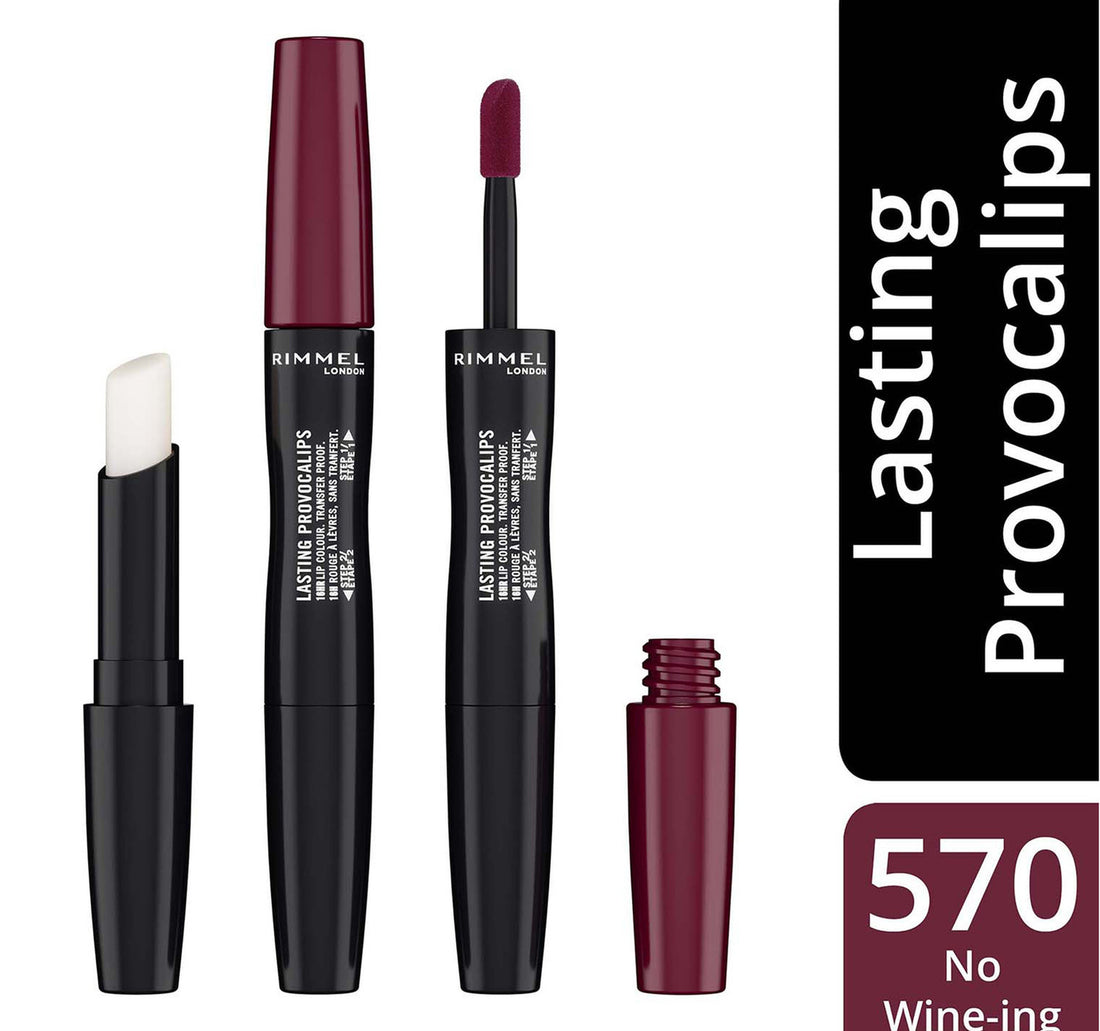 Rimmel London Lasting Provocalips Liquid Lipstick, 570 No Wine-Ing, 2.2 ml