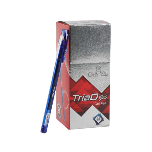 Win Plus Pen Blue Triad Gel 0.5mm 25s