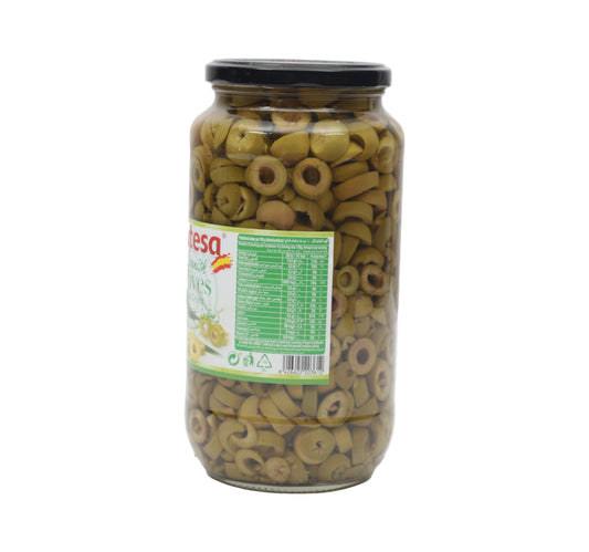 Hutesa Sliced Green Olives Value Pack 2 x 450 g