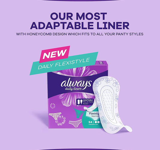 Always Adaptable Liner Flexistyle Normal 54 pcs