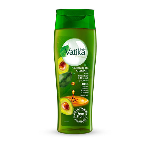 Vatika Naturals Nourishing Oil Shampoo Revitalized & Nourish Enriched with Avocado 425 ml