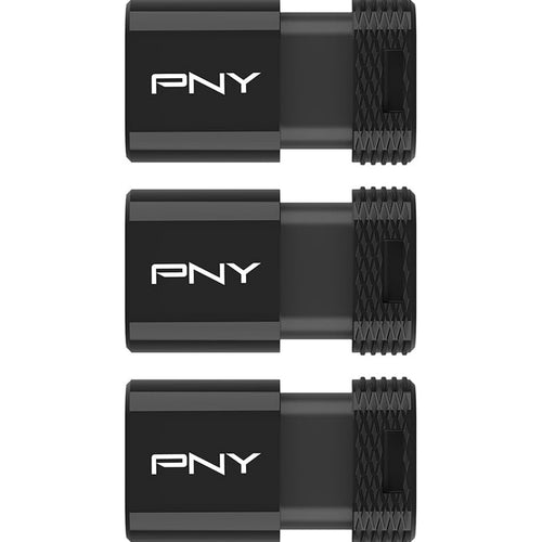 PNY Elite-X Fit Type-C USB 3.2 Flash Drive, 64 GB, 3 pcs, P-FDI64GX3EXFITC-GE